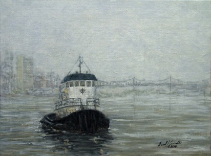East River Fog
9"x12"
oil on linen panel
©2015